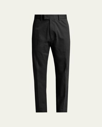 Tom Ford Mens Comfort Stretch Slim Flat-Front Trousers