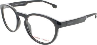 Carrera Mens Black Rectangular Eyeglass Frames Carduc 019
