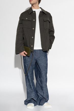Our Legacy Jacket With Side Slits, Mens, Grey
