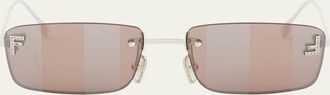 Fendi First Crystalized Logo Sunglasses