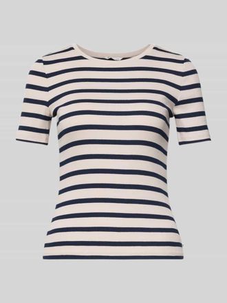 Tom Tailor Denim Slim Fit T-Shirt aus Baumwoll-Mix in Offwhite, Gr&ouml;&szlig;e XL