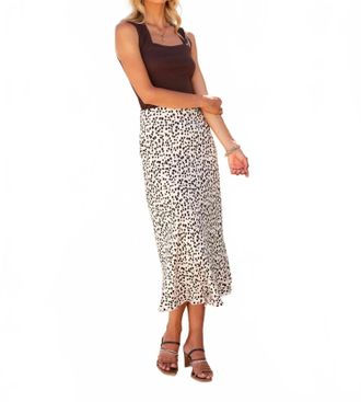 Fifteen Twenty Mia Bias Skirt In Print