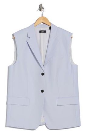 Theory Cotton Vest in Hydrangea at Nordstrom Rack, Size Medium/large