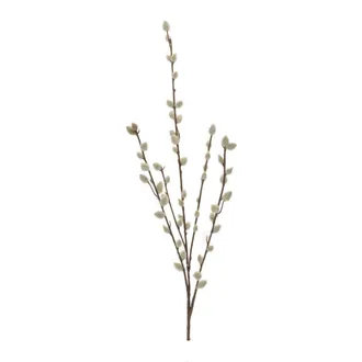 Melrose International Pussy Willow Twig Spray (Set of 6) - Green