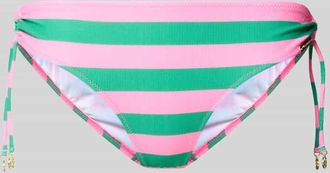 Watercult Bikini-Slip im Allover-Look mit seitlicher Schn&uuml;rung in Pink, Gr&ouml;&szlig;e 36