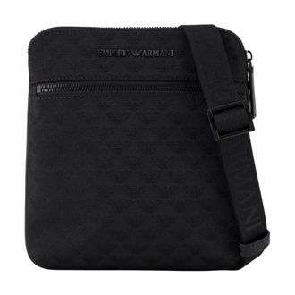 Emporio Armani Shoulder Bags - male - Emporio Armani - Cross Body Messenger - Black - ONE SIZE - Bags