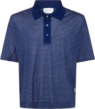 Ami Double Pinces Short - Heren - Polos - Zwart - M - Wol - Tops