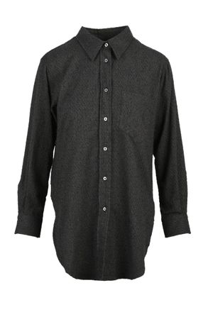 Deuxieme Shirt Brown/Blue Cotton Shirt