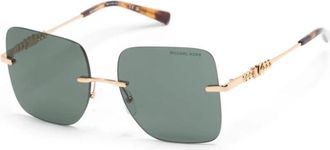 Michael Kors Mk 1150 18963H Zonnebrillen - Dames - Zonnebrillen - Groen - 55 MM - Accessoires