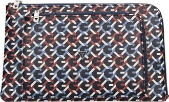Guess Tassen, Heren, Veelkleurig, ONE Size, Leer, Clutch