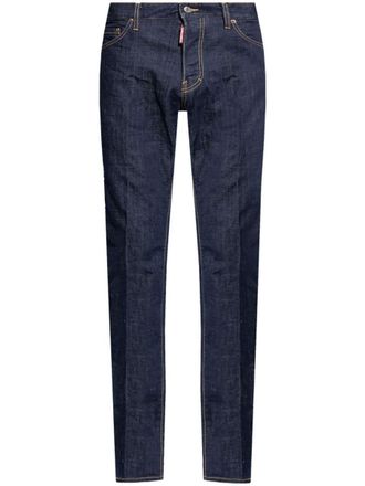 Dsquared2 Low-Rise Slim Fit Stretch Cotton Jeans