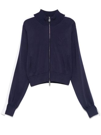Pinko embossed-logo sweatshirt - Blue