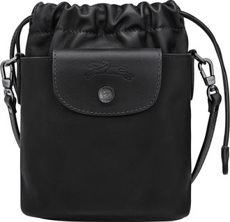 Longchamp Black Le Pliage Xtra Drawstring Crossbody Bag