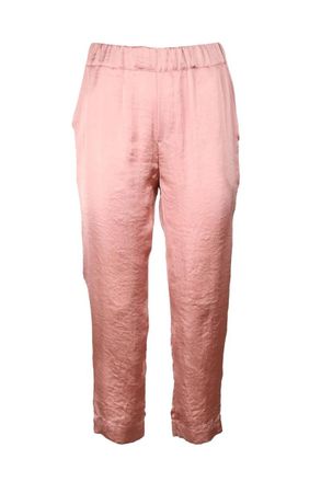 Collection Priv&eacute;e Cropped Copper Trousers with Relaxed Fit