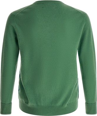 Ballantyne Diamond Intarsia Cashmere Sweater - Green