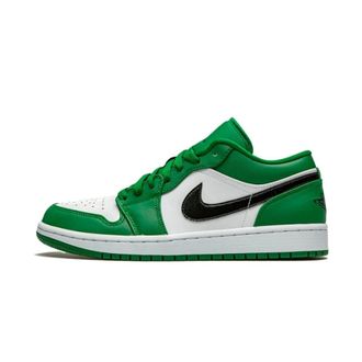 Nike Jordan 1 Low Pine Green - unisex - Sport - Veelkleurig - Maat: 41 EU Leer