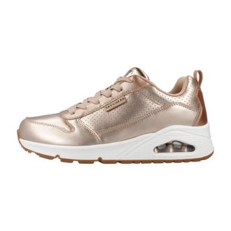 Skechers Metallic Sneakers - Dames - Sneakers - Roze - 36 EU - Leer - Schoenen