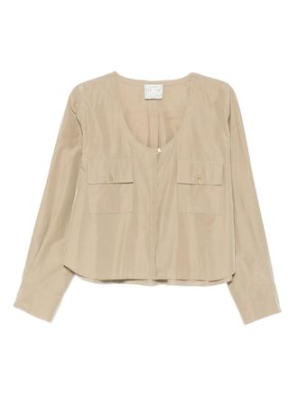 Forte_Forte Blusa a maniche lunghe - Toni neutri