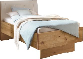 Wiemann Holzbett »Cardiff, Bettgestell, Bettrahmen, teilmassiv, mit Polsterkopfteil« Belastbarkeit 110/220 Kg, 4-fache höhenverstellbar, MADE IN GERMANY, Fuss