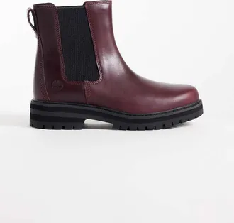 Timberland stivaletti Chelsea medi bordeaux-Rosso