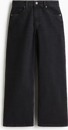 H&M Weite Jeans - Schwarz