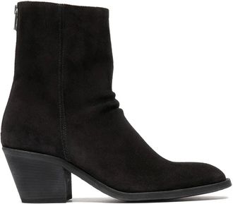 Officine Creative Syden suède laarzen met rits - Zwart