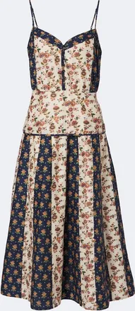 Polo Ralph Lauren Floral cotton and silk midi dress