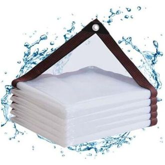 OEM Lona Transparente Con Ojales, Impermeable, Lona Transparente De 2x3 M Para Plantas De Exterior, Invernaderos, Muebles De Jard&iacute;n, Refugios Para Animale