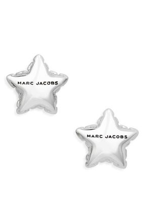 Marc Jacobs Micro Star Balloon Stud Earrings in Light Antique Silver at Nordstrom