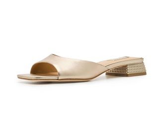 Badgley Mischka Oahu Womens Sandals Champagne Leather : 8.5 M