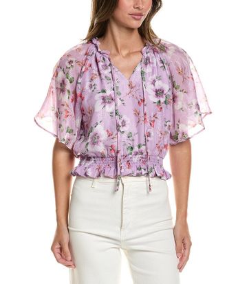CeCe by Cynthia Steffe Cece Ruffle Raglan Top
