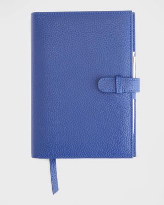 Royce Leather Monogrammed Executive Weekly Leather Calendar Planner, Personalized