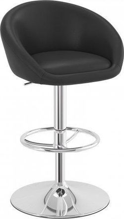 Netfurniture Lombardy Adjustable Bar Stool Chrome
