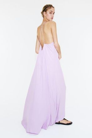 H&M A-line viscose dress in Light Purple at Nordstrom, Size X-Large