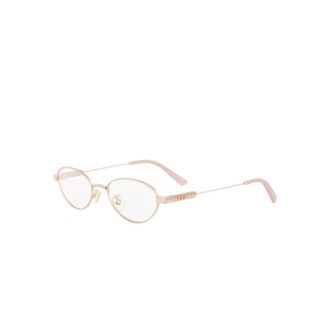 Dior Cannage O B3U Eyeglasses - female - Dior - Glasses - Pink - 51 MM - Accessories