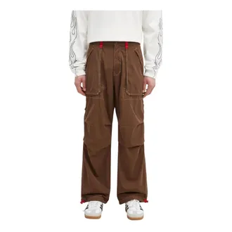 Pleasures Public Utility Pants - Heren - Broeken - Bruin - Maat: W32 Katoen
