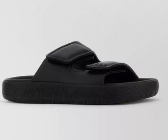 Veja leather etna flat sole open toe slides