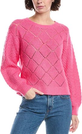 525 america Pointelle Lofty Wool-Blend Pullover