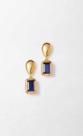 Edge of Ember Pebble Birthstone Drop Earrings in Blue Sapphire (September) at Nordstrom