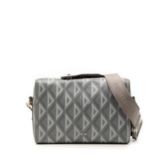 Dior Pre-owned Dior CD Diamond Coated Canvas Lingot 22 Bag Unisex 9PV5X4KH9TV0MDID