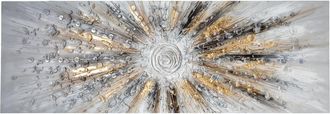 Atmosphera Atmosphera - Tela Dipinta Kylia Sole 150x50cm - Modello A Cr&eacute;ateur DInt&eacute;rieur