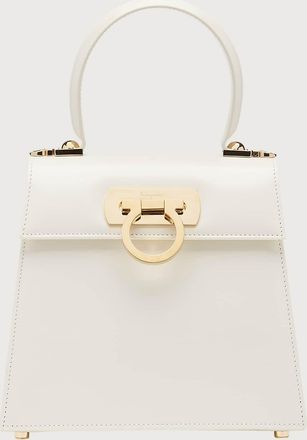Ferragamo Women Iconic Top Handle (S) White