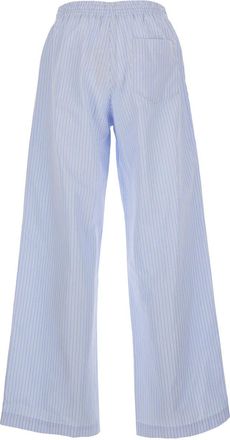 A.P.C. Mens Pants Lou Light Blue Cotton Trousers
