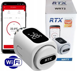 OEM Termostato Termost&aacute;tico Rtx Para Radiador Inteligente Wifi Tuya