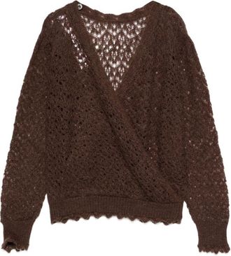 Twinset V-Neck Knitted Sweater