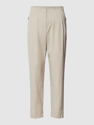 Sportalm High Waist Hose mit seitlichen Rei&szlig;verschlusstaschen in Mittelgrau, Gr&ouml;&szlig;e 36