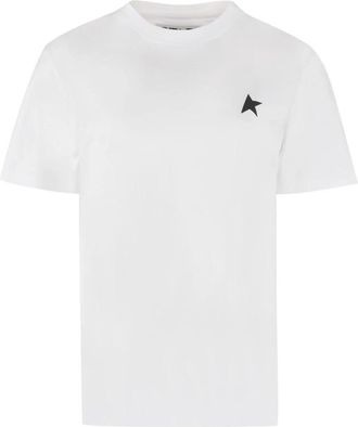 Golden Goose Star Collection T-shirt - Dames - T-shirts - Wit - S - Katoen - Tops