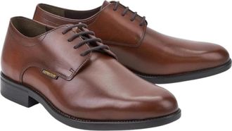 Mephisto Cooper Bruin Leren Veterschoen voor Heren - Heren - Nette schoenen - Bruin - 46 EU - Leer - Schoenen