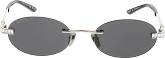 Gucci Gafas de sol cuadradas de 55 mm - Accessories - Mujer - Negro - ONE SIZE