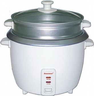 Brentwood Brentwood TS-480S 15 Cup - 2.5 Liter - Rice Cooker with Steamer - White Body